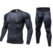 Compression Cool Dry Sports Tights - Blue Force Sports