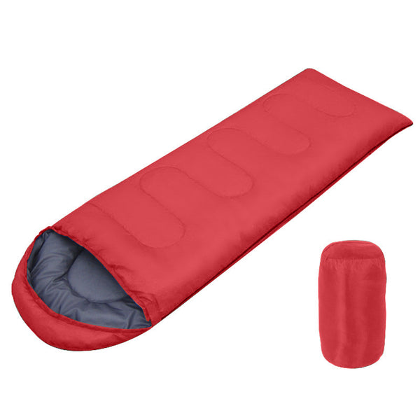 Envelope Outdoor Camping Thickening Hollow Cotton Winter Sleeping Bag - Blue Force Sports