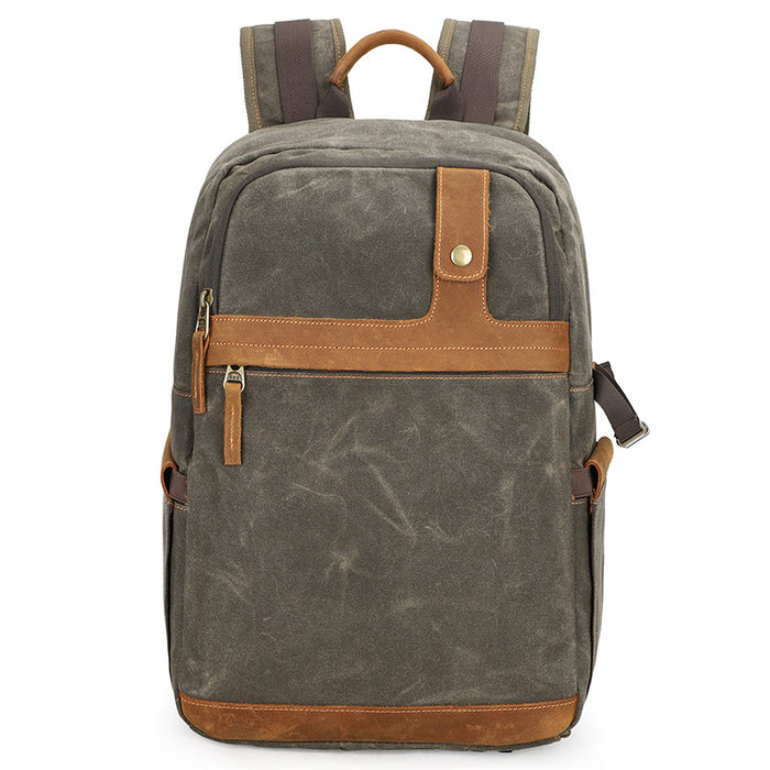 Camera Backpack Waterproof Batik Canvas Camera Bag - Blue Force Sports