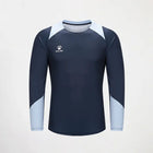 Camiseta de entrenamiento de manga larga de secado rápido para hombre