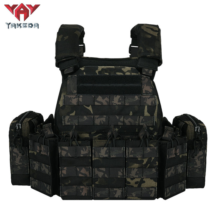 Combat Camouflage Amphibious Tactical Vest Outdoor Military Fan CS Tactical Vest - Blue Force Sports
