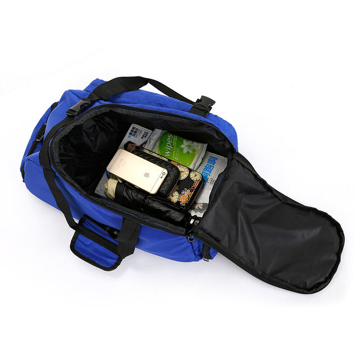 Fitness bag custom female sports training bag male travel bag double back shoulder shoulder yoga bag - Blue Force Sports