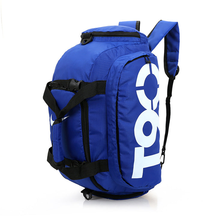 Fitness bag custom female sports training bag male travel bag double back shoulder shoulder yoga bag - Blue Force Sports