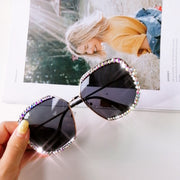 Personality trend diamond retro sunglasses - Blue Force Sports