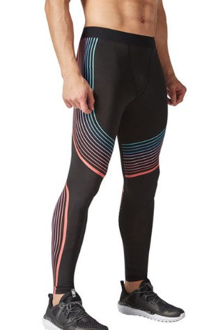 Compression Cool Dry Sports Tights Pants Baselayer Running Leggings - Blue Force Sports