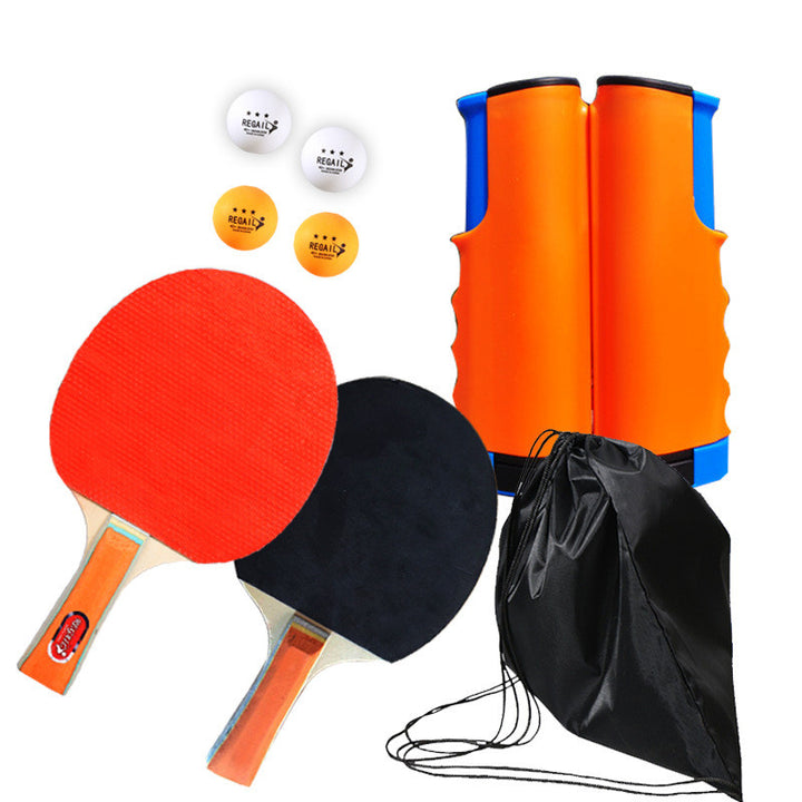 Retractable and Portable Table Tennis Racket Set - Blue Force Sports