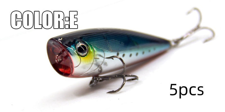 Lu Yafu Water Wave Climbing Crossmouthed Perch 60mm 7g Fake Bait - Blue Force Sports