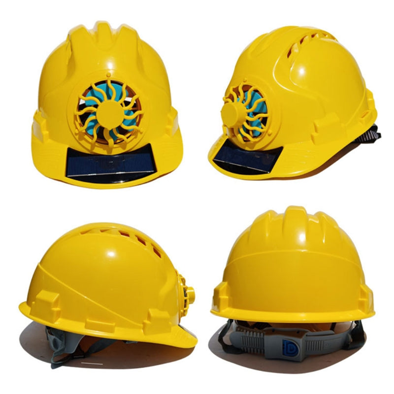 Solar Hat With Fan Thickened Multifunctional Helmet - Blue Force Sports