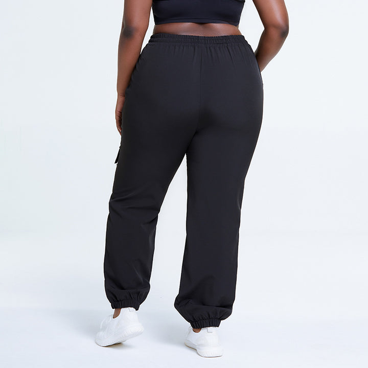 Women's Plus Size Sweatpants Loose Harem Pants - Blue Force Sports