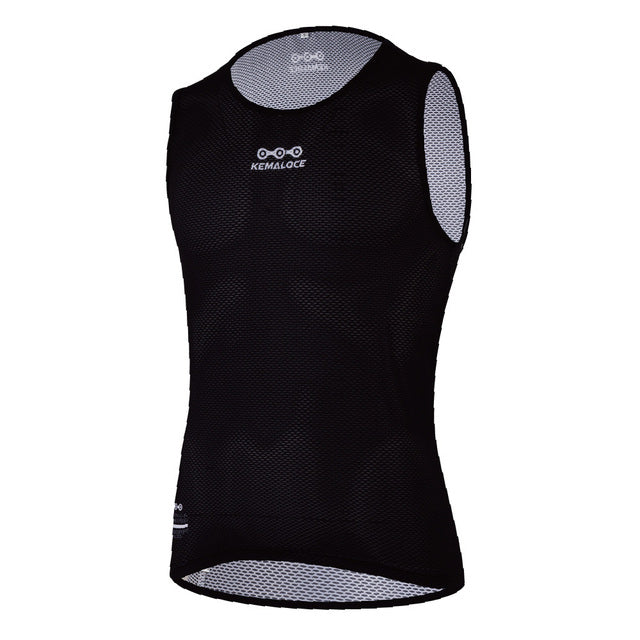Breathable Men Cycling Base Layer White Coo - Blue Force Sports