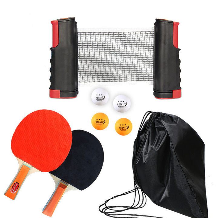 Retractable and Portable Table Tennis Racket Set - Blue Force Sports