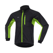 Autumn and winter three-layer composite fleece cycling jersey - Blue Force Sports