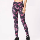 New graffiti printed Yoga Pants sports Capris - Blue Force Sports