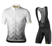 Mavic short-sleeved bib cycling jersey suit - Blue Force Sports