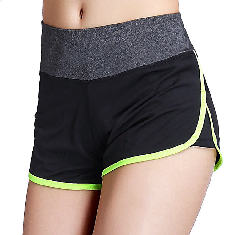 Fake two-piece sports fitness shorts - Blue Force Sports