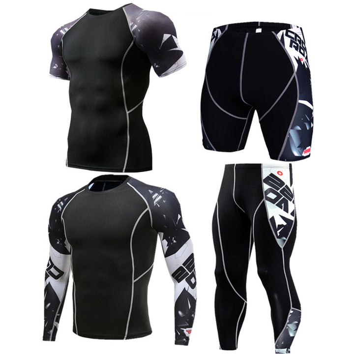 Sportswear quick-drying running suit - Blue Force Sports