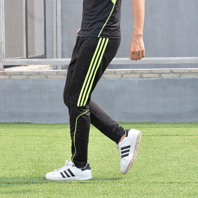 Man straight tube pants leisure pants thin outdoor fitness running FOOTBALL PANTS fast dry casual clothing wholesale - Blue Force Sports