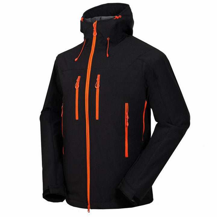 1652 new men outdoor mountaineering camping leisure sports complex soft shell jacket jacket wholesale price sales - Blue Force Sports