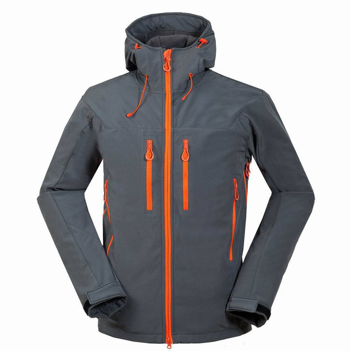 1652 new men outdoor mountaineering camping leisure sports complex soft shell jacket jacket wholesale price sales - Blue Force Sports