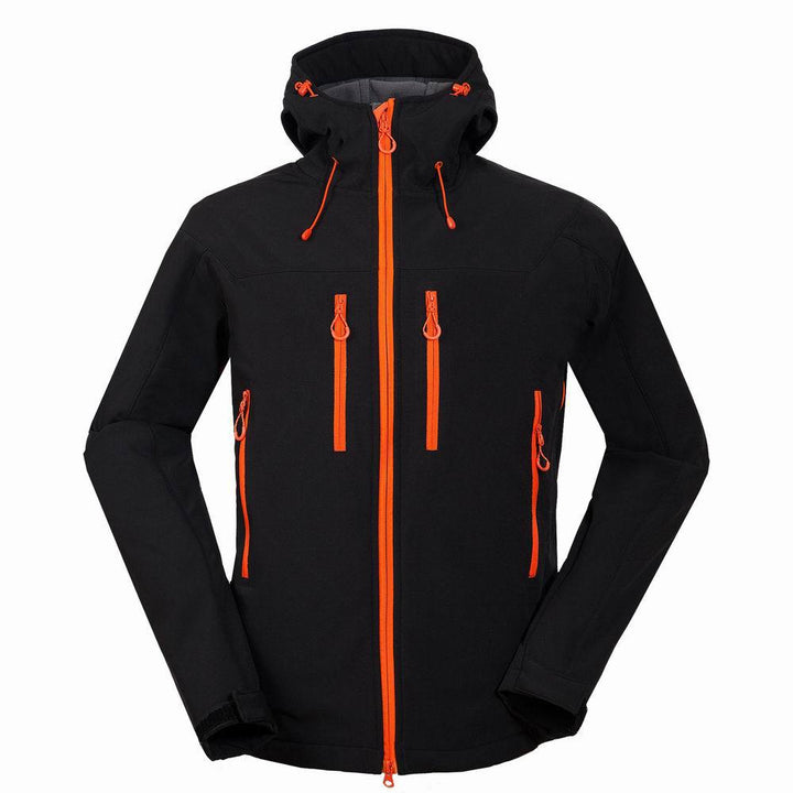 1652 new men outdoor mountaineering camping leisure sports complex soft shell jacket jacket wholesale price sales - Blue Force Sports