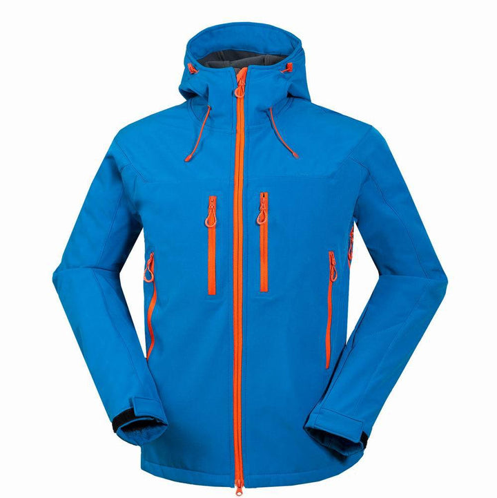 1652 new men outdoor mountaineering camping leisure sports complex soft shell jacket jacket wholesale price sales - Blue Force Sports