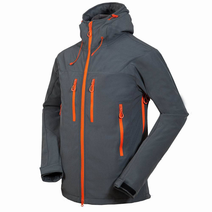 1652 new men outdoor mountaineering camping leisure sports complex soft shell jacket jacket wholesale price sales - Blue Force Sports