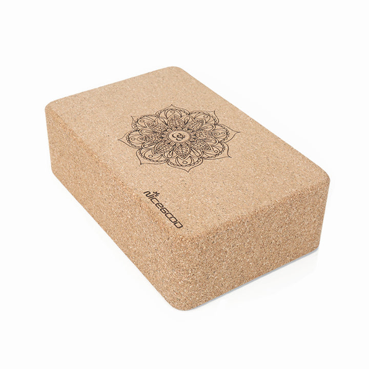 High-density Environmentally Friendly Cork Yoga Brick - Blue Force Sports