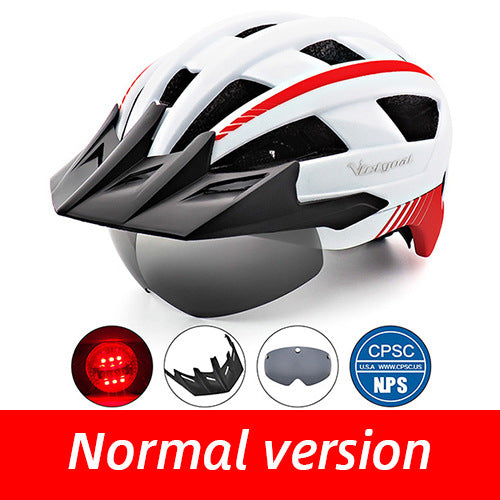 Driving helmet LED USB rechargeable bicycle helmet - Blue Force Sports