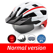Driving helmet LED USB rechargeable bicycle helmet - Blue Force Sports