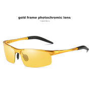 Direct Sale Sports Aluminum-magnesium Polarized Riding Glasses Sunglasses - Blue Force Sports