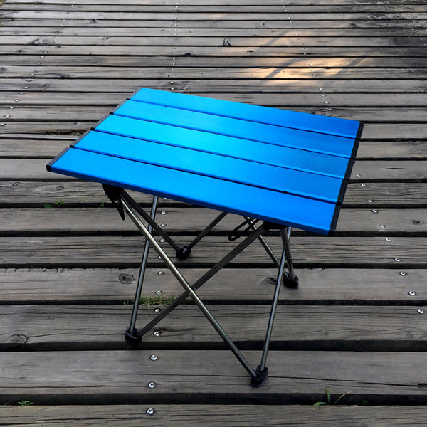 Outdoor mountaineering, super alloy folding table, barbecue camping portable picnic table, simple trumpet, mini table wholesale - Blue Force Sports