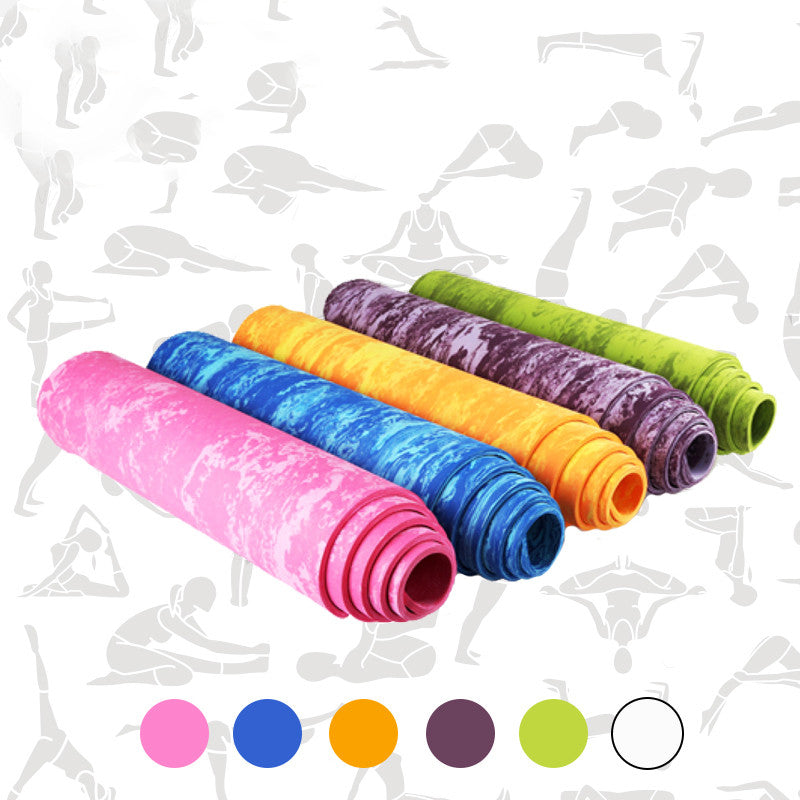 Two color yoga mat cloud mat - Blue Force Sports