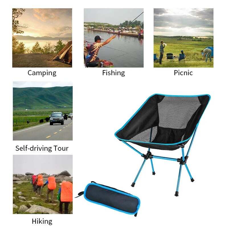 Ultraleichter tragbarer Klappstuhl für Outdoor-Abenteuer