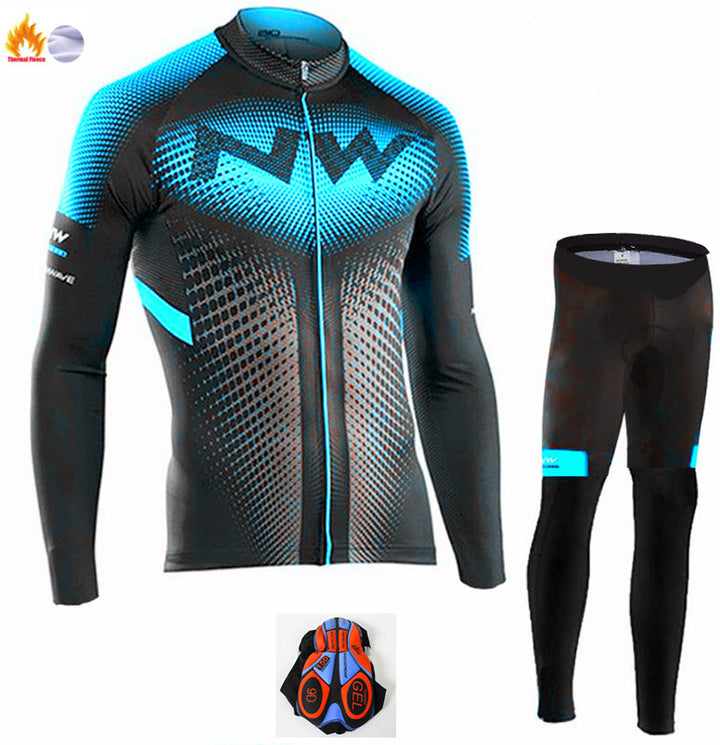 Cycling jersey long sleeve suit - Blue Force Sports