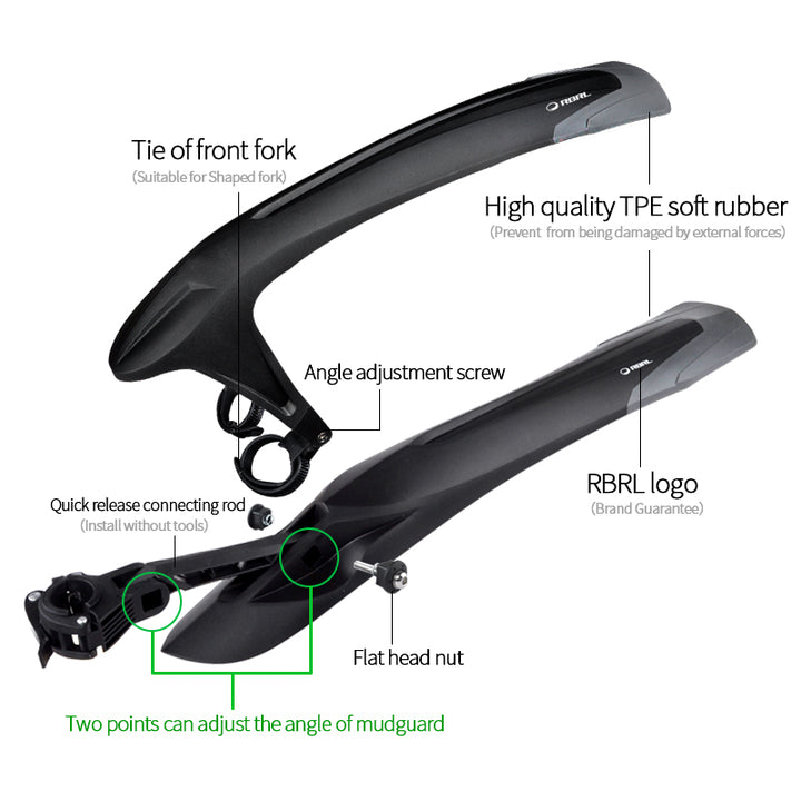 Mountain bike mudguard - Blue Force Sports