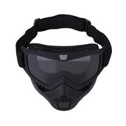 Motorcycle Racing Goggles Motocross MX MTB ATV UTV Dirt Bike Off-road Eyewear - Blue Force Sports