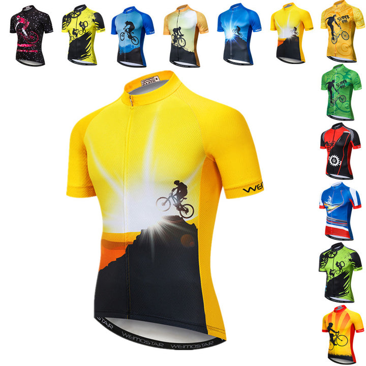 Summer cycling jersey shirt - Blue Force Sports