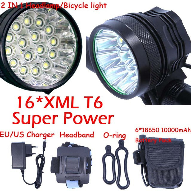 Bicycle headlight - Blue Force Sports