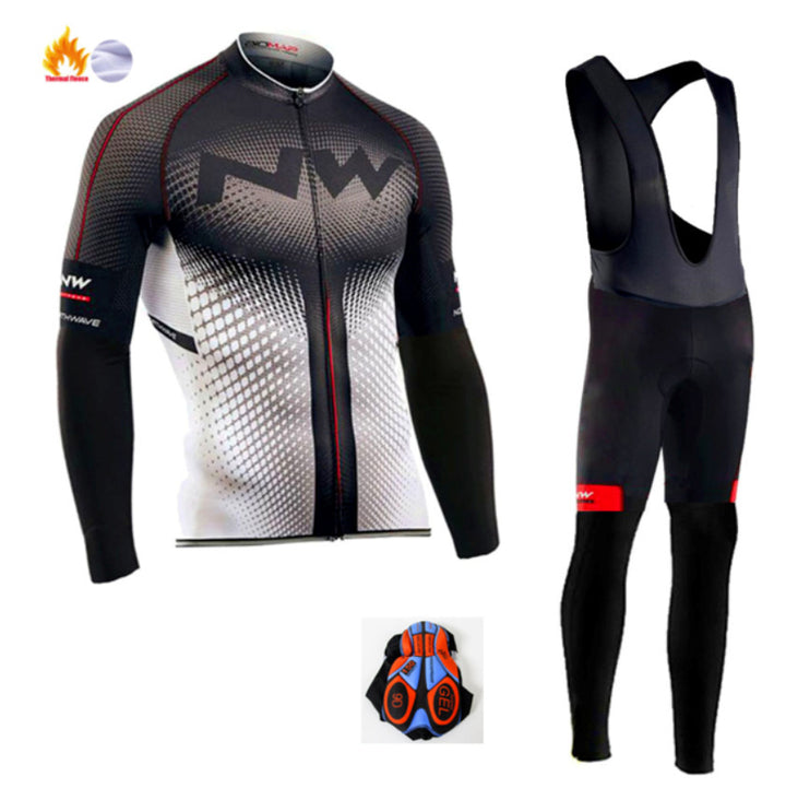 Cycling jersey long sleeve suit - Blue Force Sports