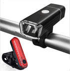 Bicycle front light USB rechargeable bicycle light aluminum alloy - Blue Force Sports