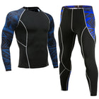 Sportswear quick-drying running suit - Blue Force Sports