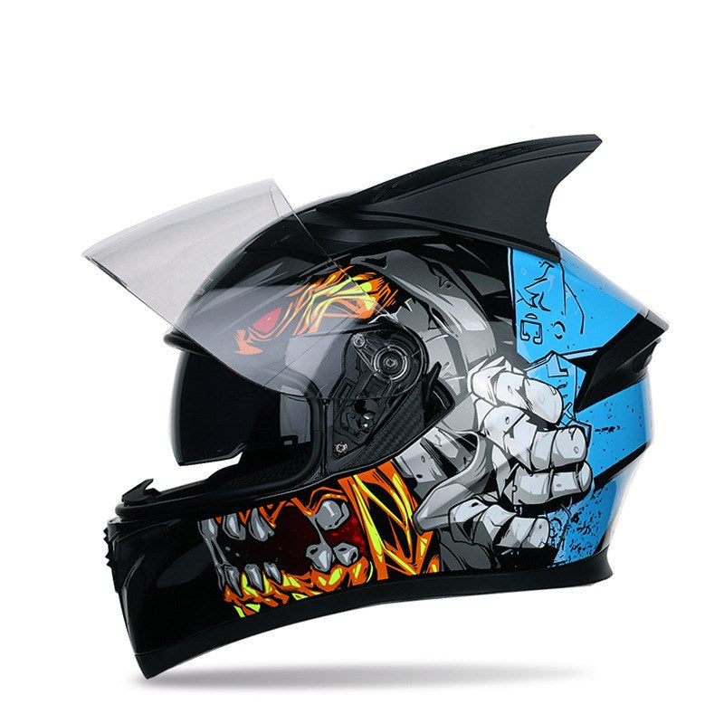 Four seasons corner motorcycle racing helmet - Blue Force Sports