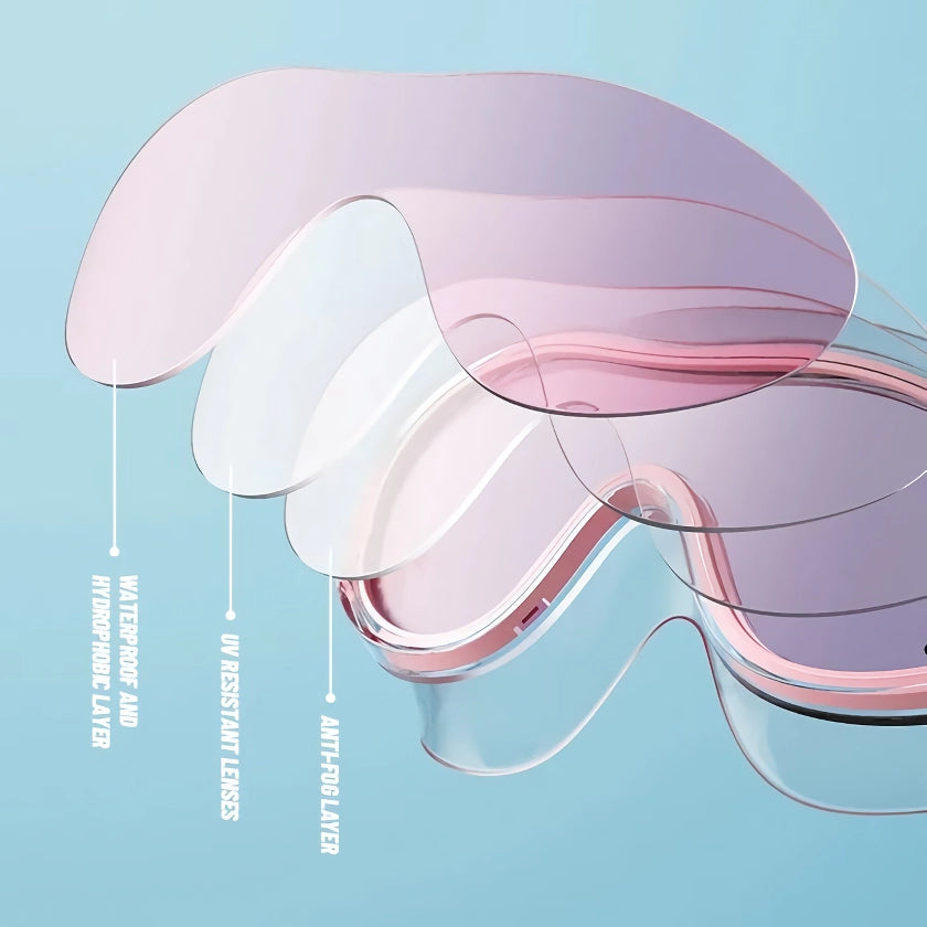 Professionelle, wasserdichte Schwimmbrille mit Antibeschlag- und UV-Schutz für Erwachsene