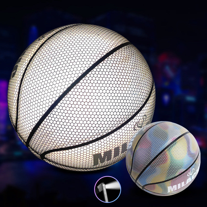 Glowing fluorescent basketball - Blue Force Sports