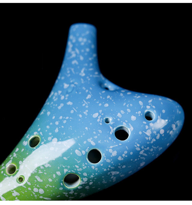 Twelve hole AC Ocarina musical instrument - Blue Force Sports