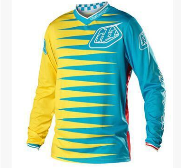 TLD racing bike downhill mountain bike riding long sleeved T-shirt brand processing custom sportswear - Blue Force Sports