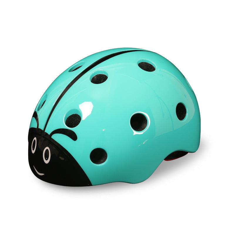 Kids Riding Bicycle Safety Helmet Adjustable Lovely Ladybug Riding Helmet. - Blue Force Sports