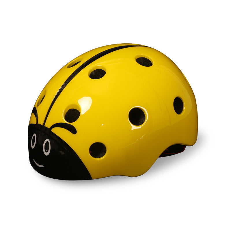 Kids Riding Bicycle Safety Helmet Adjustable Lovely Ladybug Riding Helmet. - Blue Force Sports