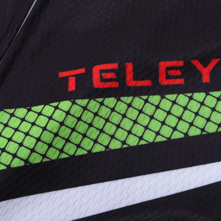 TELEYI black and green short-sleeved jersey - Blue Force Sports