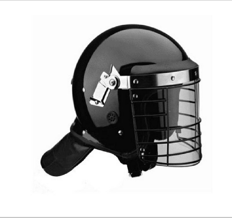 Steel mesh riot helmet - Blue Force Sports